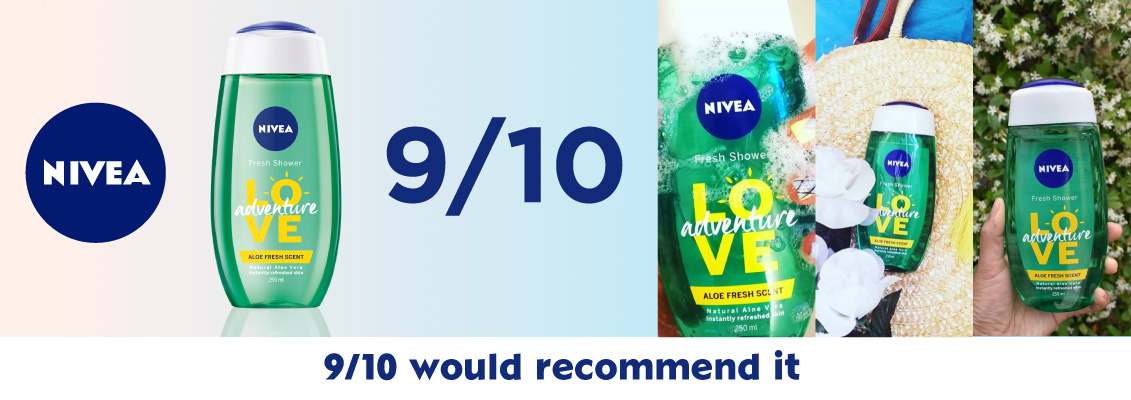 Final Reviews & Ratings: NIVEA Love Adventure Shower Gel - rubybox