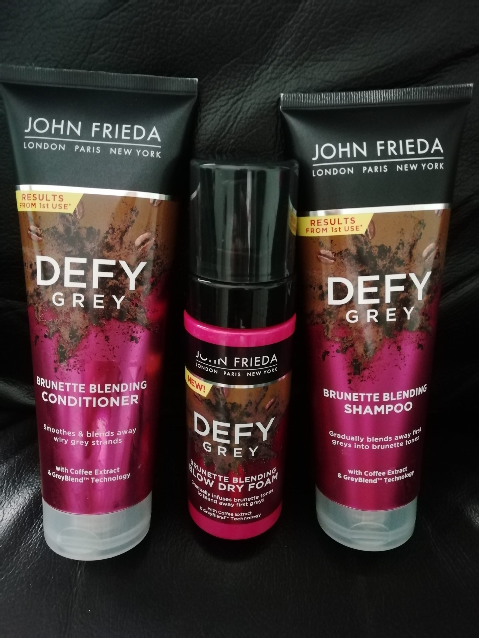 John Frieda Defy Grey Blending Shampoo, Conditioner & Blow Dry